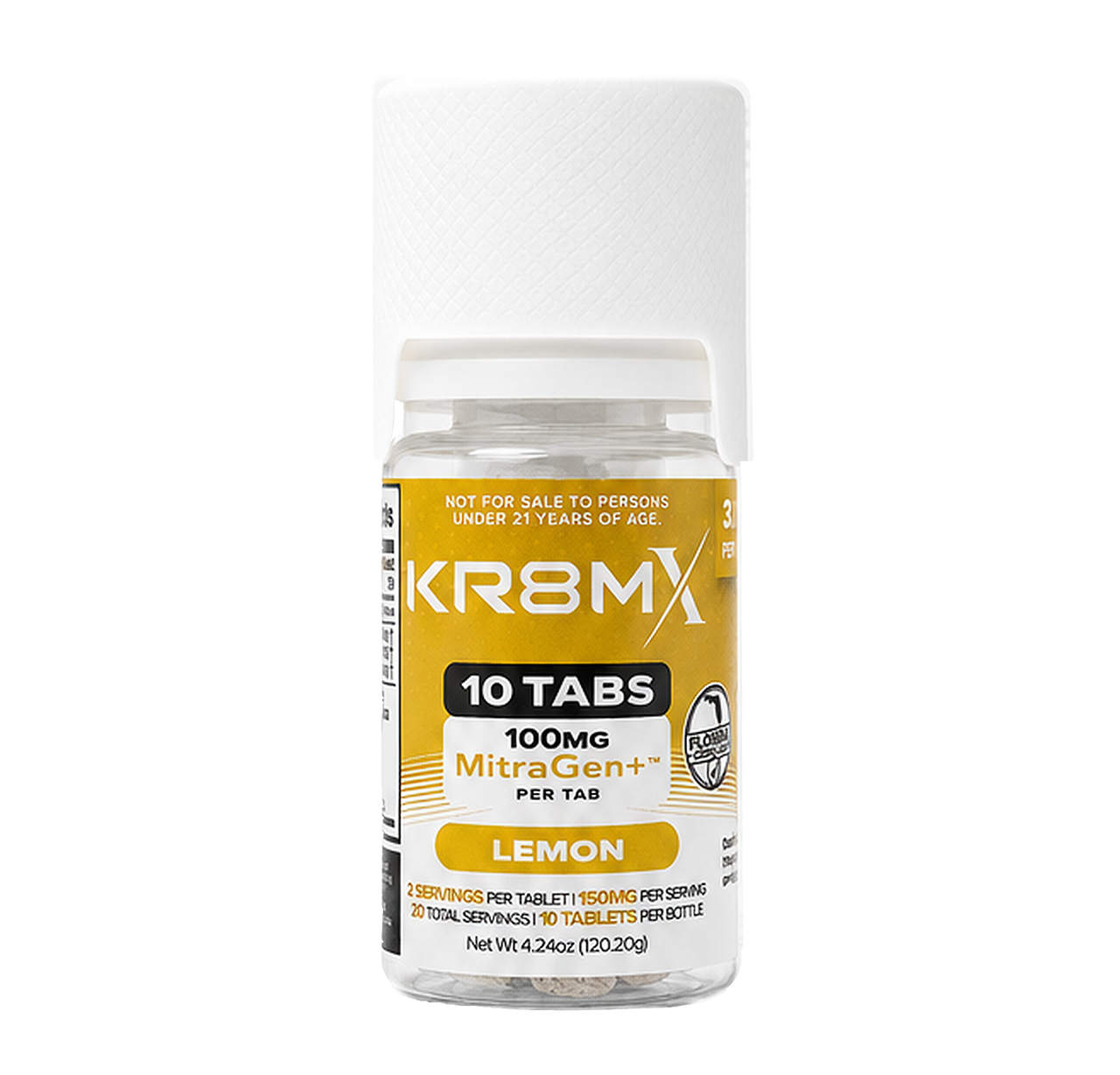 KR8MX Tablets, Lemon